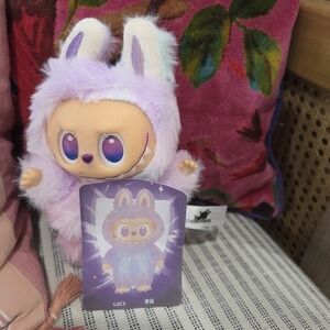 Charming Lavender Plush Toy for Small Pets